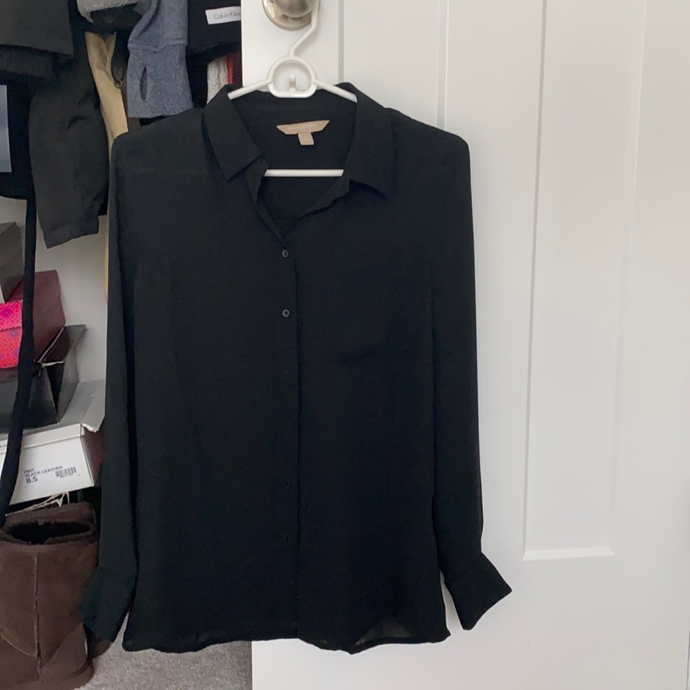 Banana republic black blouse - XS
